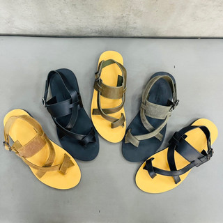 Dép Sandal Unisex cao cấp Da Bò Thật Sandal xỏ ngón nam nữ chuẩn kiểu Hàn Quốc Atshoes XDxn203