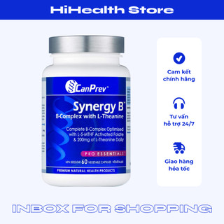 Canprev Synergy B-Complex 60 viên giảm căng thẳng lo âu , giảm stress hỗ trợ sức khỏe 