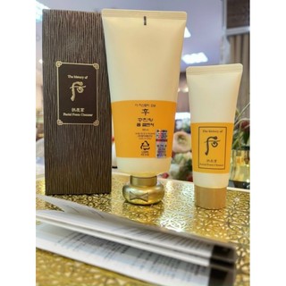 Tuýp mini 40ml - Sữa Rửa Mặt dưỡng ẩm chống lão hóa Whoo Facial Foam Cleanser - mỹ phẩm Ohui công ty chính hãng