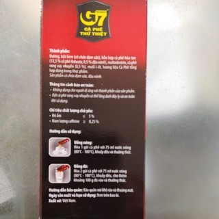 cà phê bột G7 18gói