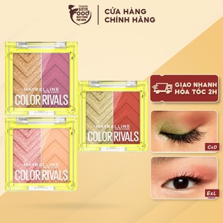  Bảng Phấn Mắt 2 Ô Màu Maybelline Color Rivals Shadow Duo Palette 3g 
