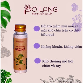 [Pơ Lang] Phấn Lạnh Khử Mùi Cơ Thể Pơ Lang 30gr