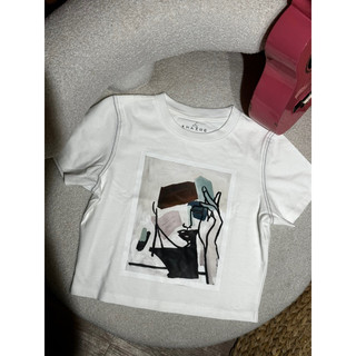 Croptop Cotton In Hoạ Tiết