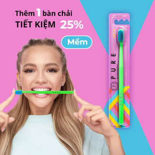  Bàn chải đánh răng PURE by PresiDENT loại Soft ( Lông Mềm )