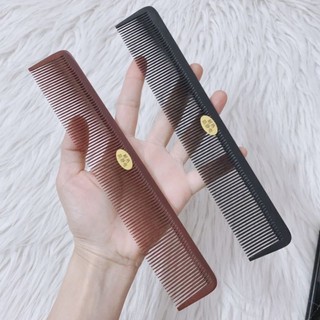 Lược cắt nam, lược bản lớn barber cao cấp chất liệu sừng phíp gỗ, lược cắt tóc chuyên nam fade barber bản lớn hv925
