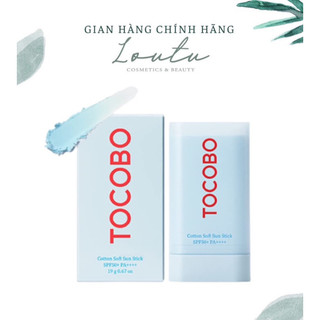 Sáp chống nắng hóa học thuần chay tocobo cotton soft sun stick spf50+ pa++++