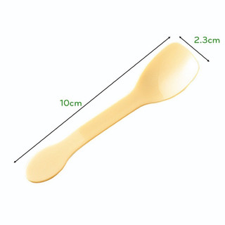 Muỗng múc kem dài 10cm [màu vàng]