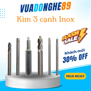 Kim 3 cạnh inox xử lý chế cháy xăng dư + cối đồng honda và yamaha - làm mới bộ phận xăng dư cho bình xăng con.