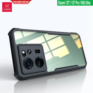 Ốp lưng Xiaomi Mi 11T  / Mi 13T / 13T Pro / Mi 12 Pro / Xiaomi 12T hiệu Xundd chống sốc lưng trong viền màu