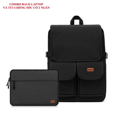 Balo Laptop Thời Trang Cao Cấp Có Chống Thấm Nước Và Túi Chống Sốc 2 Ngăn HARAS HR335TC002