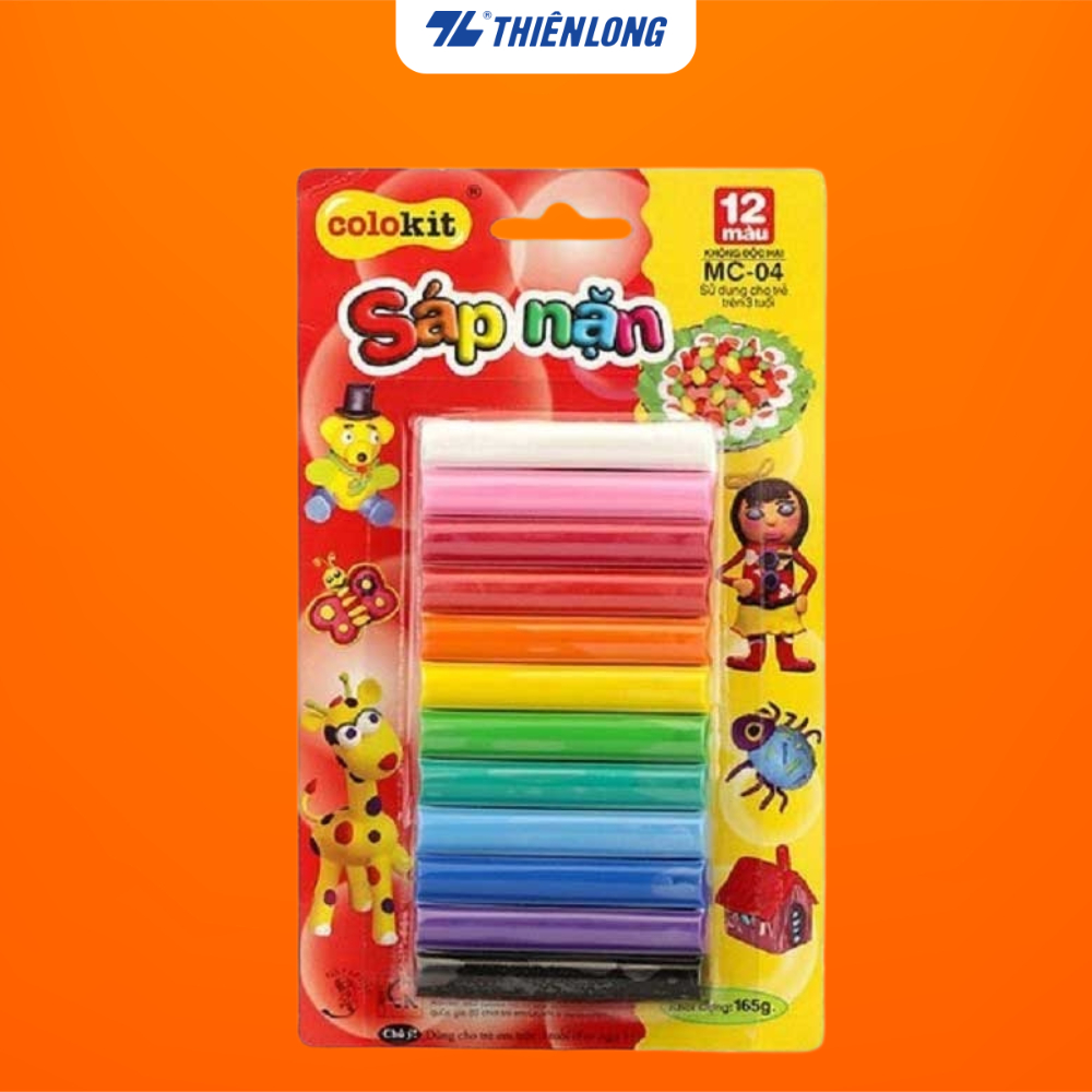 Sáp nặn Colokit MC-C04 - 12 màu