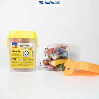 Sáp nặn MC-016 - 12 màu, Sáp mịn, mềm, dẻo, dễ dàng tạo hình, không dính tay khi nặn sáp