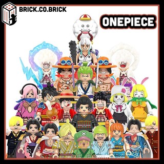 One Piece Đồ chơi Lắp ráp Nhân vật Luffy Zoro Sanji Shank Mô hình Monkey D Luffy Yamato Carrot Zoro Wano Hàng Mới KT1008