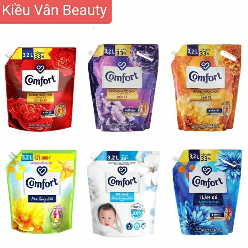 Nước xả vải COMFORT 3,7L Túi