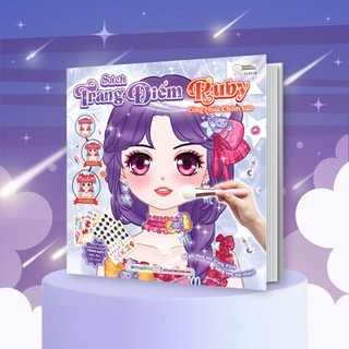 Sách Trang điểm công chúa Ruby - Công chúa chòm sao (Hơn 100 Stickers)  - MGB