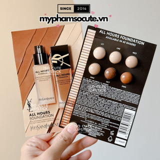 Sample kem nền y s s l all hours foundation luminous matte 6 ô