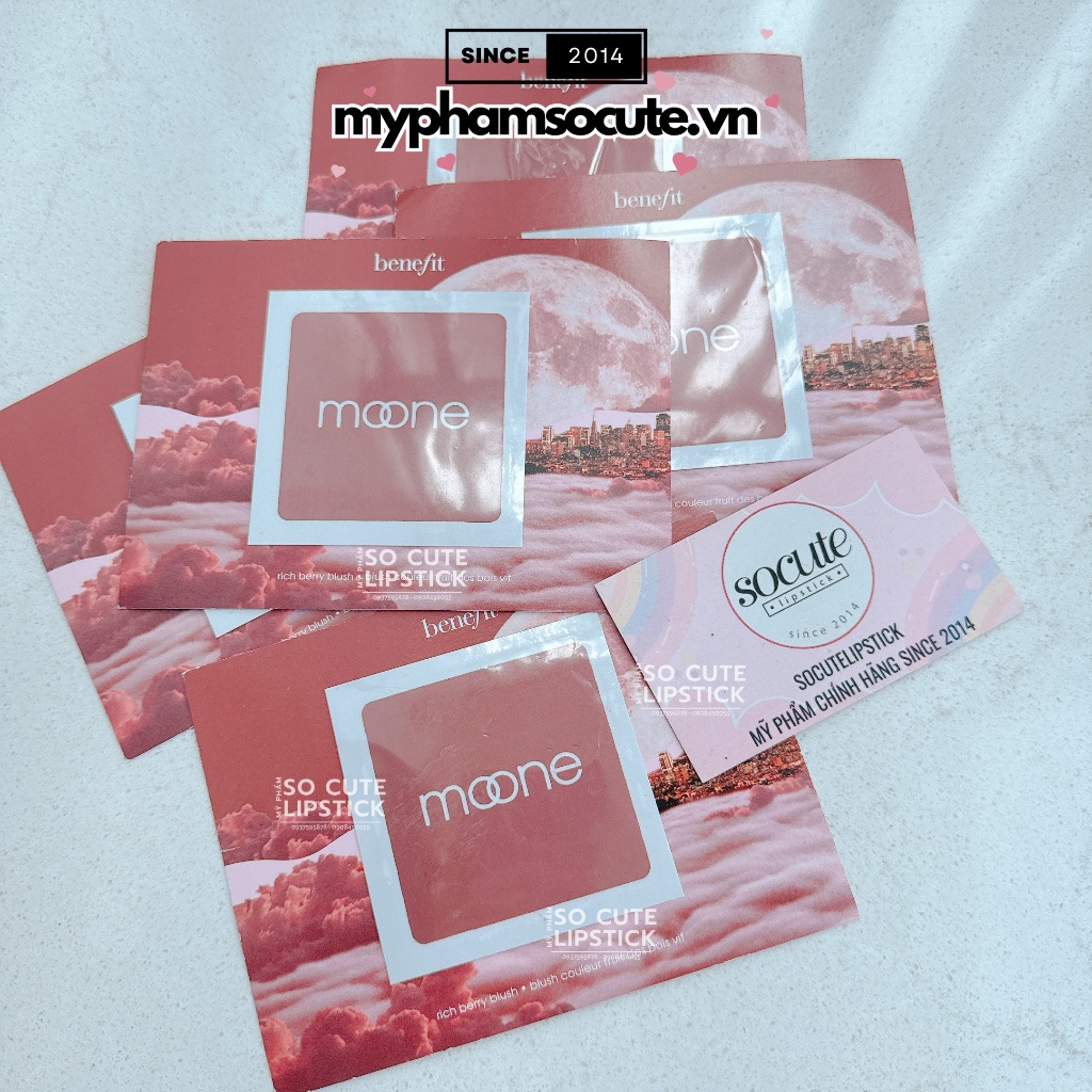 Sample Tạo Khối / Má Hồng Be.enefit Màu Hoola - Moone