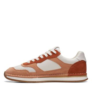 Giày Sneaker Da Lộn Nam Clarks - Craft Run Tor