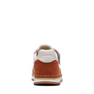 Giày Sneaker Da Lộn Nam Clarks - Craft Run Tor