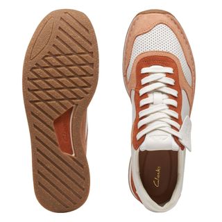 Giày Sneaker Da Lộn Nam Clarks - Craft Run Tor