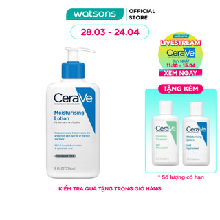 Sữa Dưỡng Ẩm CeraVe Moisturising Lotion Dành Cho Da Khô 236ml