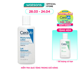 Sữa Dưỡng Ẩm CeraVe Moisturising Lotion Dành Cho Da Khô 88ml