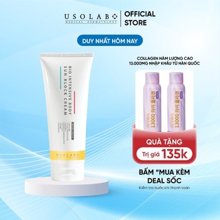 Kem chống nắng body USOLAB - Giúp nâng tone, dưỡng ẩm trắng mịn toàn thân SPF50+ PA++++ 120ml