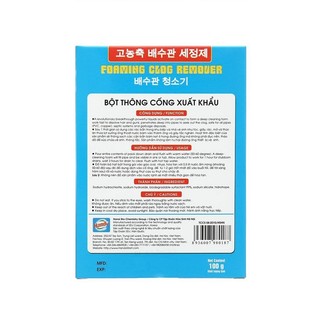 Bột Thông Cống Xuất Khẩu Hando 100G (Tắc do chất thải hữu cơ)