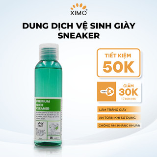 Chai Dung Dịch Vệ Sinh Giày Sneaker Premium Shoe Cleaner XIMO 120ml Làm Sạch Chuyên Sâu XXI05