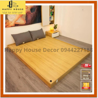 [Freeship lắp đặt ở đồng nai] Giường ngủ bệt kiểu Nhật không đầu giường gỗ công nghiệp MDF chống trầy xước, và chống mốọ