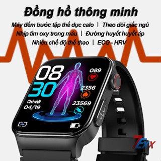 [Mới] Đồng hồ đo đường huyết nhịp tim smart watch đồng hồ thông minh huyết áp oxy máu ECG nhiệt độ thể thao