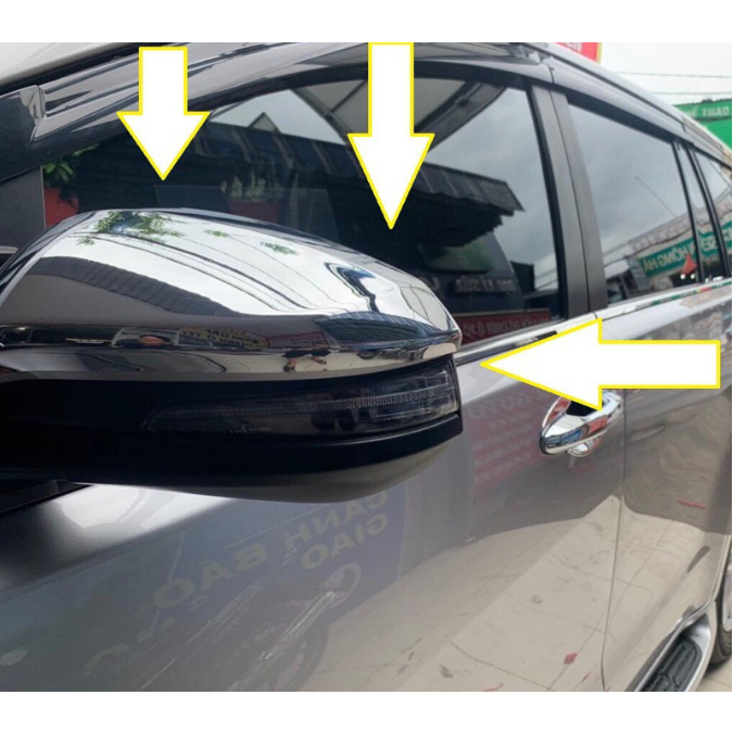 innova, Ốp Gương innova 2017/2019 Mạ Crom