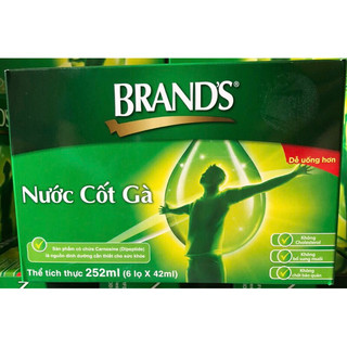 Nước Cốt Gà Brand's, 42ml bộ 6 hũ từ Thái Lan-PP Sâm Yến 3A