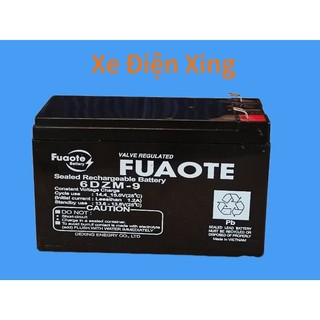 b ình ắc quy FUAOTE 12v9ah dùng cho loa kéo,máy phun,quạt tích điện,UPS,thiết bị viễn thông,cân điện tử, oto điện trẻ em