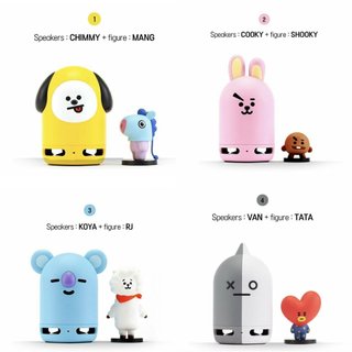 Vstore - duyendo97 bt21 bluetooth speaker & figure set - loa bt21
