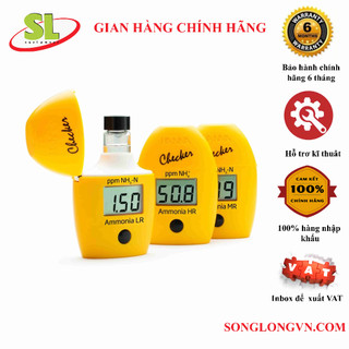 Máy đo NH3 Amonia trong ao nuôi thủy sản HI715 - Hanna Romania