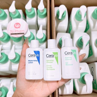 Sữa Rửa Mặt Cerave Foaming/ Hydrating Cleanser Minisize