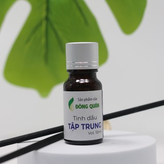 Tinh Dầu Tập Trung Đông Quân giúp tập trung tinh thần làm việc, học tập, tập luyện Yoga, 10ml/lọ
