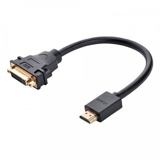Cáp chuyển đổi hdmi đầu đực sang dvi đầu cái dài 20cm ugreen 20136 - hàng chính hãng