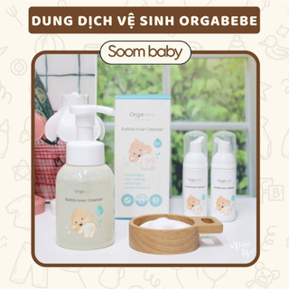 (Date 2028) Bọt vệ sinh vùng kín Orgabebe bé gái bé trai, hữu cơ khử mùi cho bé từ sơ sinh,hàng nhập khẩu có tem phụ