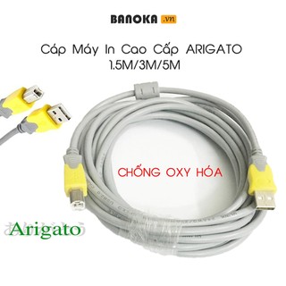 Cáp Máy In Cao Cấp ARIGATO 1.5M/3M/5M- Đạt Tiêu chuẩn chất lượng CHỐNG OXY HÓA...