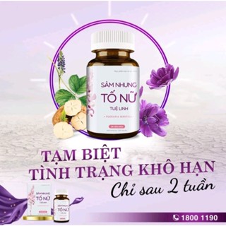 Combo 5 hộp SÂM NHUNG TỐ NỮ TUỆ LINH _ Date 2028