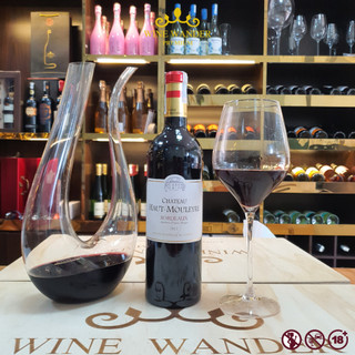  Rượu Vang Đỏ Red Wine Rượu Vang Pháp Chateau Haut Mouleyre A.O.P Bordeaux 12,5% 750ml - Wine Wander 
