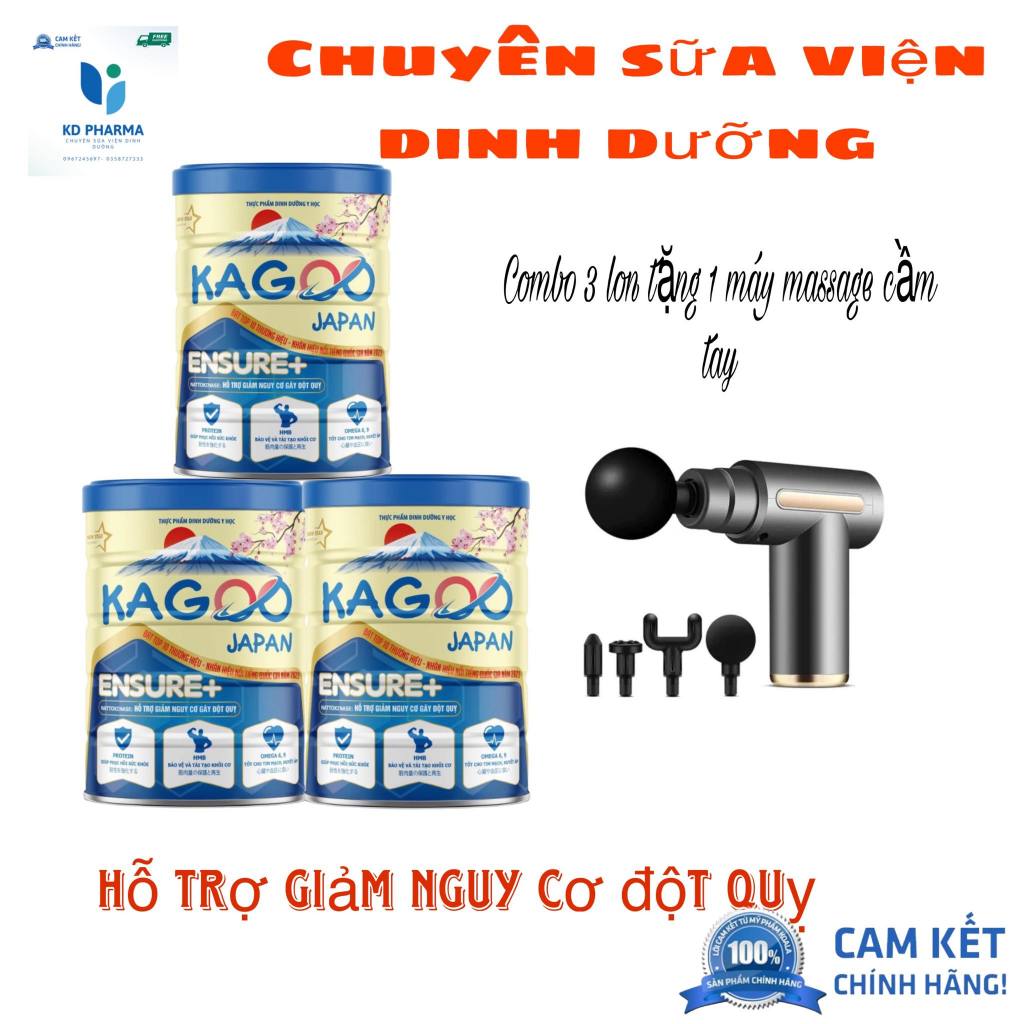 [ CHÍNH HÃNG ] Sữa Kagoo Japan Ensure+ hỗ trợ giảm nguy cơ ĐỘT QUỴ