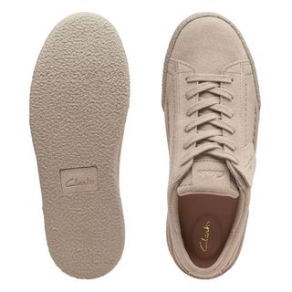 Giày Sneaker Da Lộn Nữ Clarks - CraftCup Walk