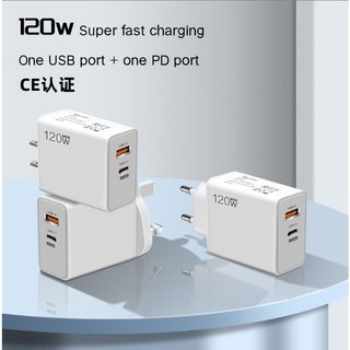 Củ Sạc Nhanh chuẩn 50w, 120w, 20w, 18w, 38w kèm Cáp sạc 3 đầu Bọc Dù Chống Đứt 100% Lõi Đồng,Không Nóng Máy