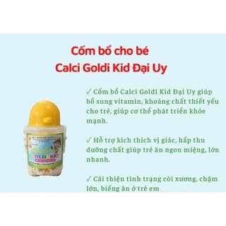 Cốm bổ calci goldi kid đại uy bổ sung canxi và vitamin cho cơ thể,hỗ trợ tăng cường sức khỏe
