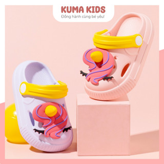[SALE] Dép sục cho bé gái sandal hoạt hình Pony dễ thương Kuma Kids dép sục dành cho trẻ em từ 1,5 - 6 tuổi KD10 HaBu