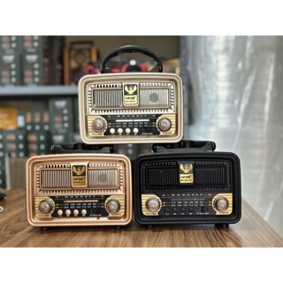 Đài radio NNS-8091BTcó bluetooth FM-AM/FM/SW hình thức Siêu Phẩm cổ điển,loa to ,tích hợp pin sạc Hàng Chính Hãng