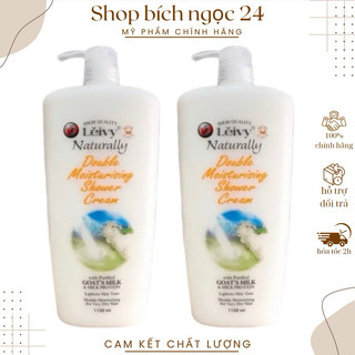 Sữa tắm dê trắng da Leivy Naturally 1150ml